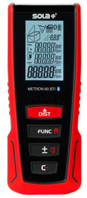 SOLA Laser-Entfernungsmesser 60 Meter METRON 60 BTI
